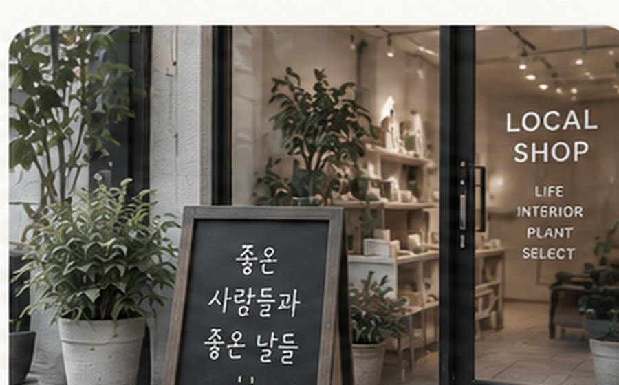 로컬 매장 실제 이미지